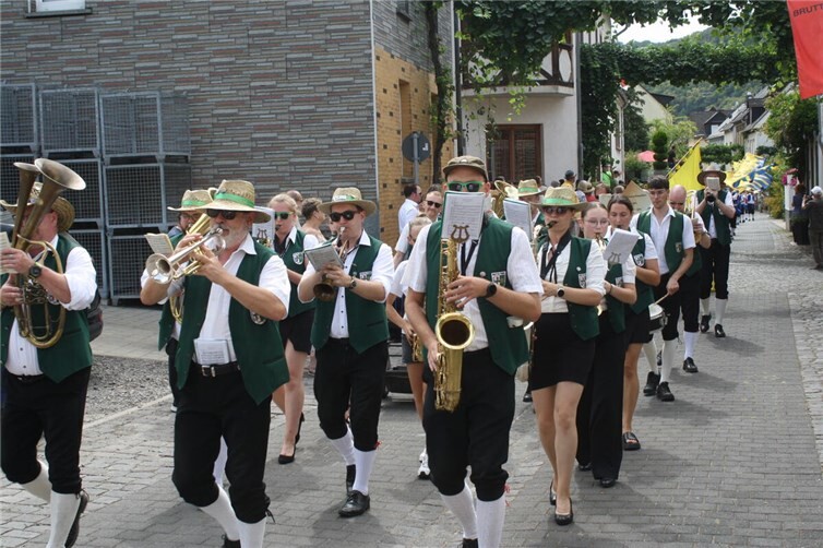 Die Musikformation der Original Klingenden Moselländer hatten in Bruttig wie immer ein viel beachtetes Heimspiel.