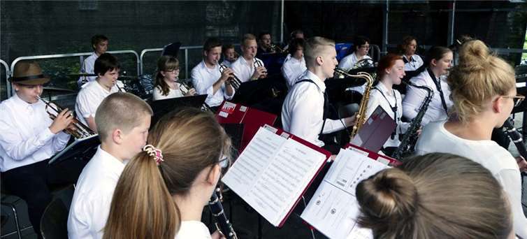 Die Musikjugend spielt in der Mittelrheinhalle. Privat