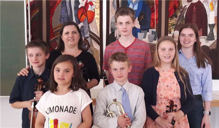 Die Musikschüler der Musikschule „Klangwerk“ begeisterten im Katharinentreff. Foto: privat