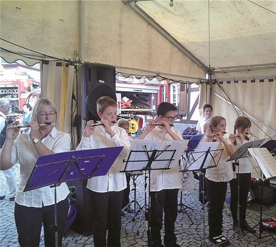 Die Musikschule Bad Bodendorf bei einem ihrer Auftritte. Privat