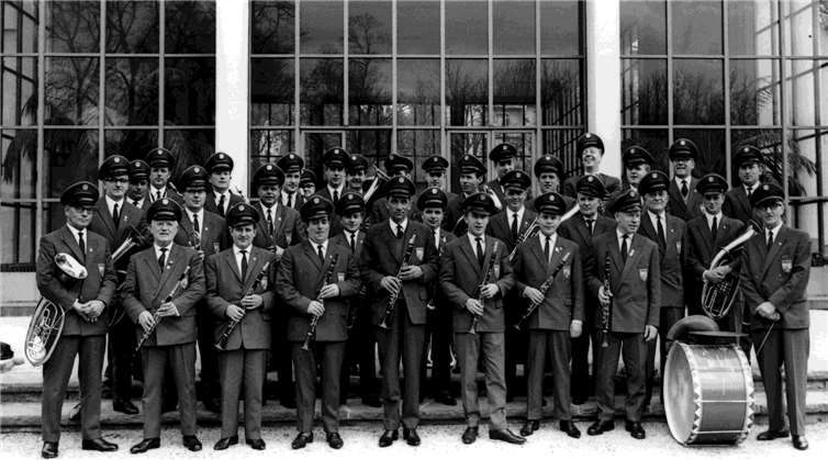 Die Musikvereinigung bei ihrem 100. Kurkonzert.privat