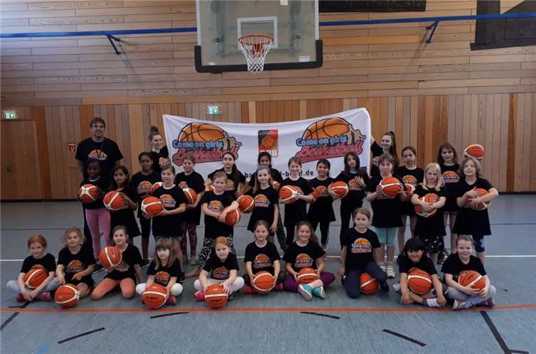Die Nachwuchs-Basketballerinnen hatten einen tollen Tag. Privat