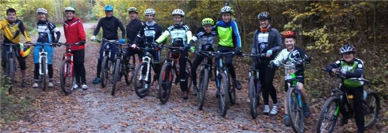 Die Nachwuchs-Biker zog es in den Hunsrück.privat