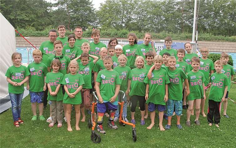 Die „Nachwuchs-Lifeguards“ zeigten sich bestens vorbereitet.privat