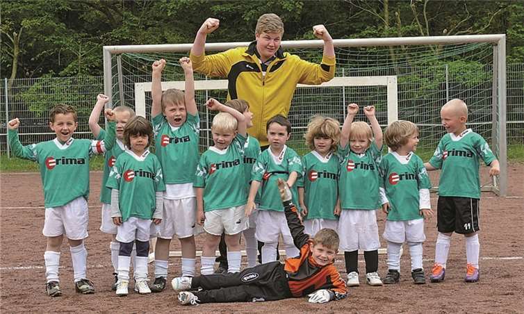 Die Nachwuchskicker gaben ihr Bestes. privat