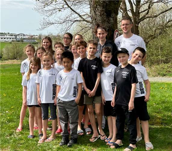 Die Nachwuchsschwimmer des SC Poseidon Koblenz. Foto: Kathrin Wald