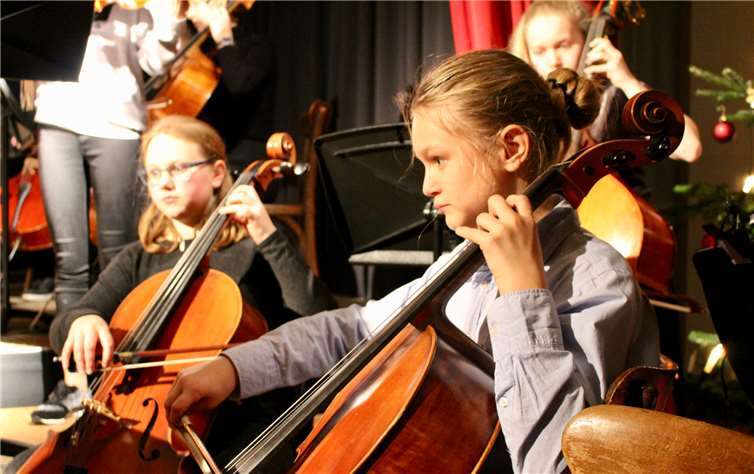 Die Nachwuchsstreicher zeigten ihr Talent.