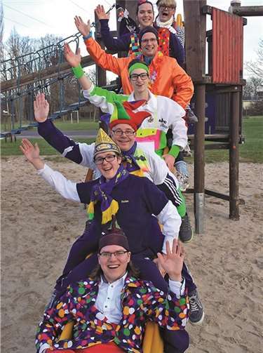 Die Närrischen Buben hatten großen Spaß.