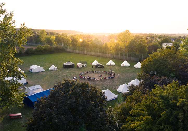 Die Naherholung Abenteuer-Pur Zeltstadt findet statt. Foto: Privat