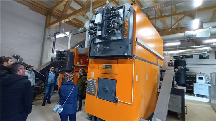 Die Nahwärmeanlage Külz-Neuerkirch. Quelle: Ortsgemeinde Macken