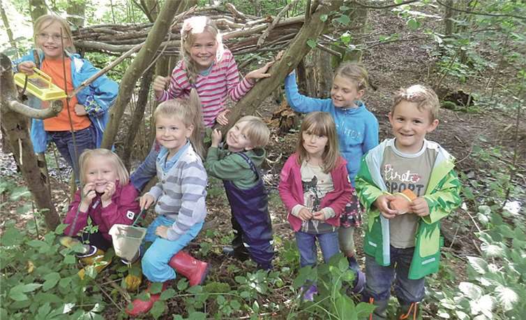Die Naturfinder-Kinder des Kinderschutzbundes können hautnah die Natur erleben. privat