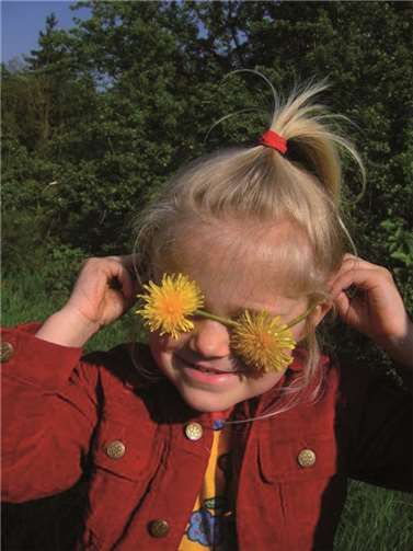 Die Naturfinder-Kinder freuen sich auf den Frühling.privat