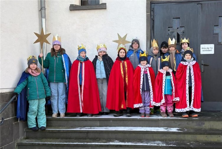 Die Naunheimer Sternsinger. Foto: privat