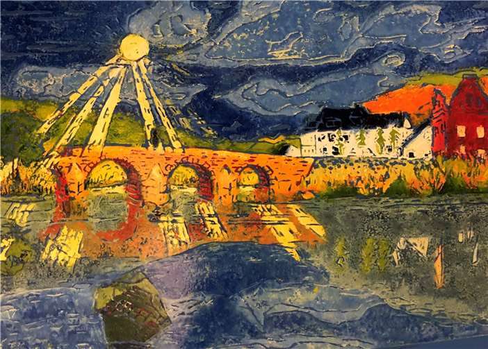 Die Nepomuk-Brücke in Rech.  Foto: Matthias Betram
