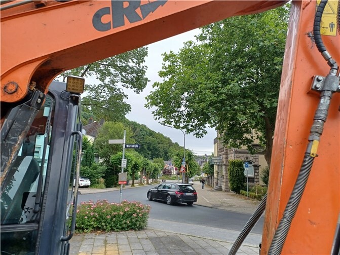 Die Neugestaltung der Bahnhofstraße in Montabaur wird fortgesetzt. Am 15. Juli beginnen die Arbeiten im Abschnitt Nord zwischen der Werkstraße und dem Verkehrskreisel.  Foto: Stadt Montabaur / Christina Weiß