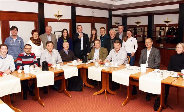 Die Neumitglieder trafen sich zum Dialog. privat