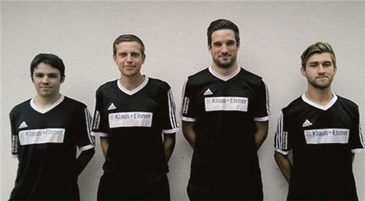 Die Neuzugänge des SG Dieblich/Niederfell (v.l.): Andre Sauer, Sebastian Lechner, Robin Kissel und Mike Czarneta.Privat