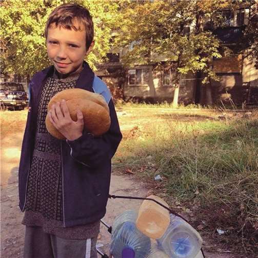 Die Not der Kinder in Slavjansk ist groß. Privat
