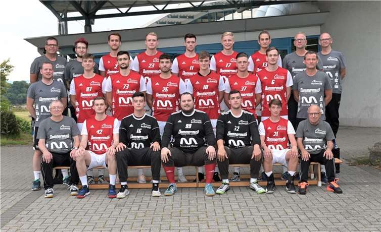 Die Oberliga Handballer des TV 05 Mülheim.Quelle: TV 05 Mülheim