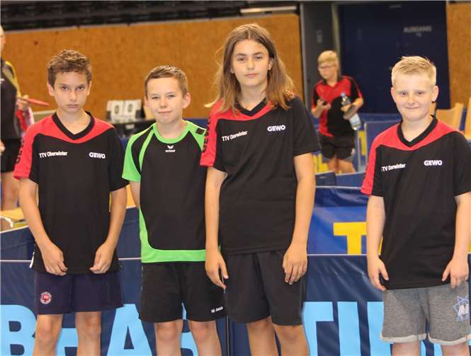 Die Oberwinterer Jugendspieler bei den Trierer Stadtmeisterschaften. privat