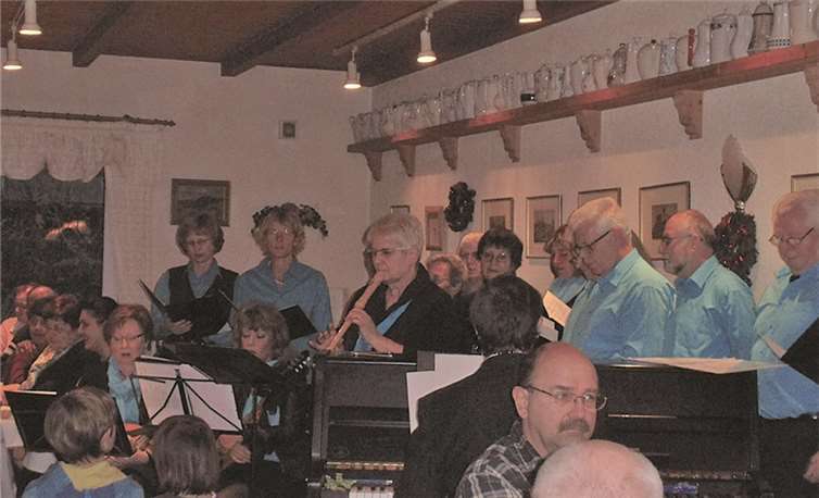 Die „Ochsford Singers“ animierten zum Mitsingen.Privat