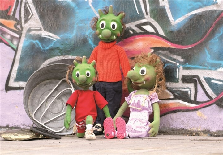 Die Olchis lieben Müll. privat