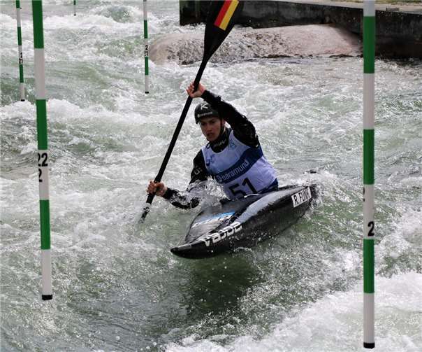 Die Olympiasiegerin Ricarda Funk siegte in drei Rennen im Kajak-Einer der Damen.Foto: privat