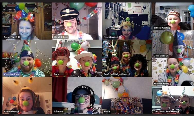 Die Online-Karnevalsparty der Schützenjugend war ein großer Erfolg. Foto: privat