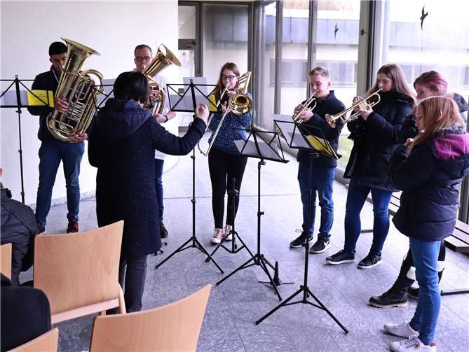 Die Orchester-AG sorgte für den musikalischen Rahmen der Veranstaltung. Fotos: privat