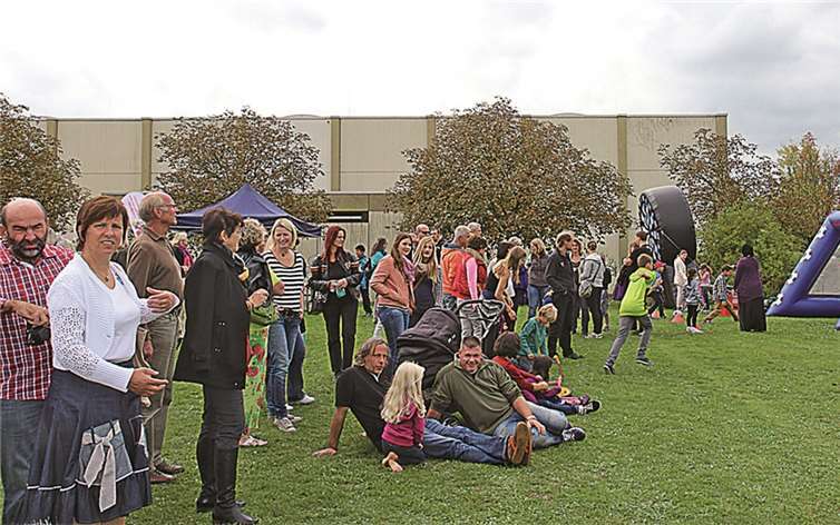 Die Organisatoren des Spiel- und Sportfestes freuten sich über den großen Besucherandrang auf dem Schulcampus am Sonntag.