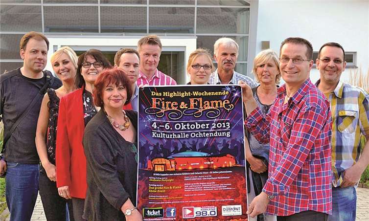 Die Organisatoren und Bürgermeisterin Rita Hirsch freuen sich auf das Eventwochenende. privat