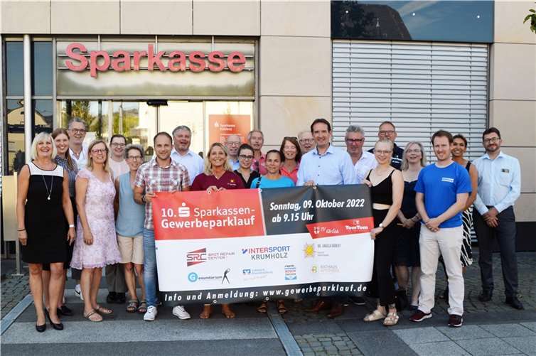 Die Organisatoren und Partner des Gewebeparklaufs.  Foto: privat