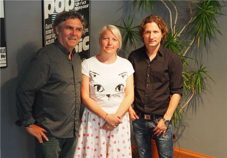 Die Organisatoren: v.l.n.r. Manfred Beuth, Sylvie Weber und Volker Cornet. privat