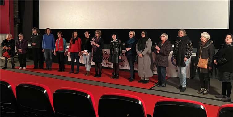 Die Organisatorinnen des diesjährigen Internationalen Frauentages in Neuwied. Foto: Michael Mertes