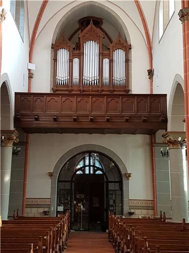 Die Orgel in Bassenheim. Foto: Markus-Joh. Lamprecht