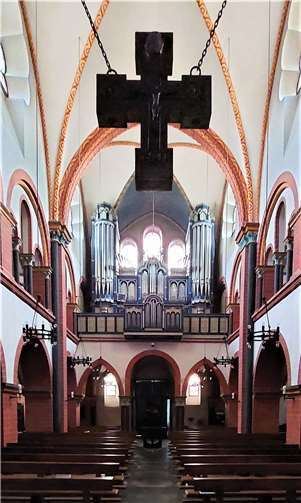 Die Orgel in St. Peter Sinzig.  Foto: privat