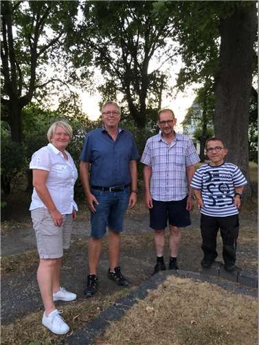 Die OrtsbürgermeisterInnen Achim Schmidt, Achim Braasch, Birgit Haas und der erste Beigeordnete Harald Berndt trafen sich zu einem Erfahrungsaustausch.