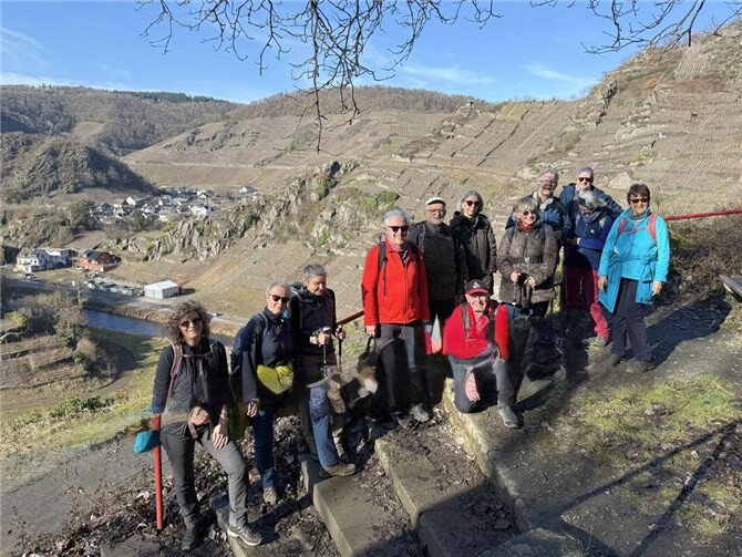 Die Ortsgruppe Remagen des Eifelvereins unterstützt das Ahrtal und seine Winzer in diesem Wanderjahr besonders.Foto: privat