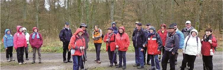 Die Ortsgruppe Untermosel erlebte einen schönen Tag in den Wäldern bei Boppard.privat