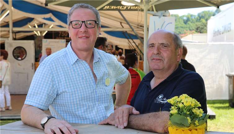 Die Ortsspitze arbeitet seit vielen Jahren erfolgreich zusammen: Udo Breuer und Ewald Neiss.