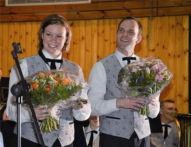 Die „Oscar-Preisträger“ Dirigentenpaar Anne Courbier und Marcus Müller.  Privat