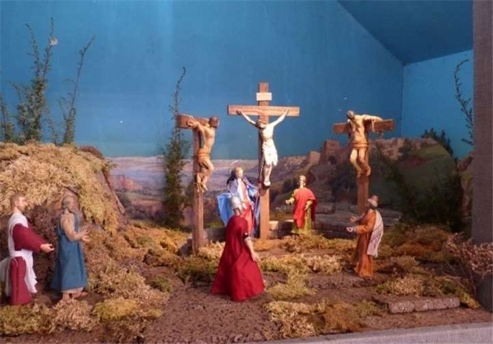 Die Osterkrippe in Niederbreisig soll eine alternative Begegnung mit der Botschaft des Glaubens ermöglichen. Foto: privat