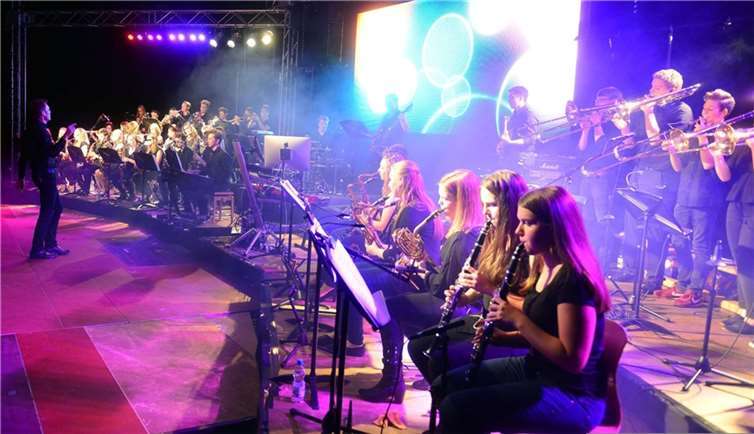 Die PJG-Bigband des Peter-Joerres-Gymnasiums. Foto: Peter-Joerres-Gymnasium
