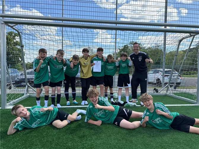 Die PJG-Fußballer zählen nun zu den besten Schulmannschaften aus Rheinland-Pfalz.  Foto: privat