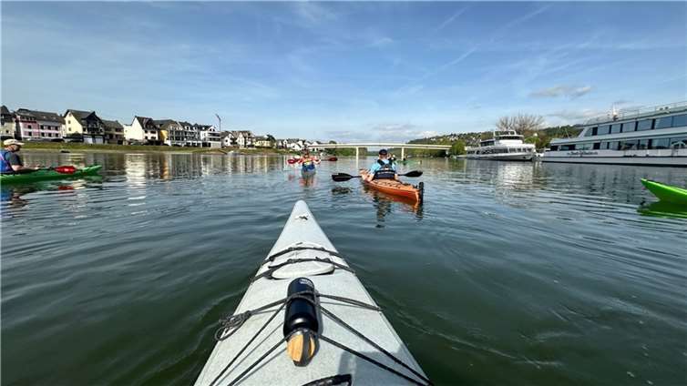 Die Paddler des FWV Vallendar erlebten eine schöne erste Tour.  Foto: privat