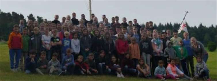 Die „Pänz“ der Kaju verbrachten schöne Tage im Pfingtlager in Demerath. privat