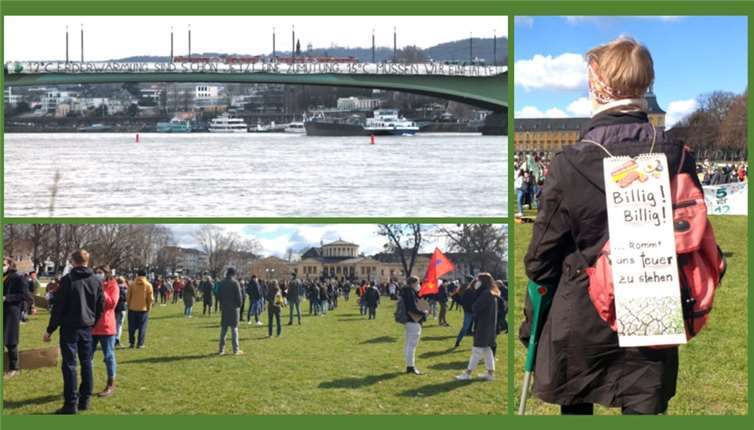 Die Pandemie hielt die Aktivisten von „Fridays/Parents for Future“ nicht davon ab, für die Forderungen zum Stopp des Klimawandels wieder zu demonstrieren. Foto: privat