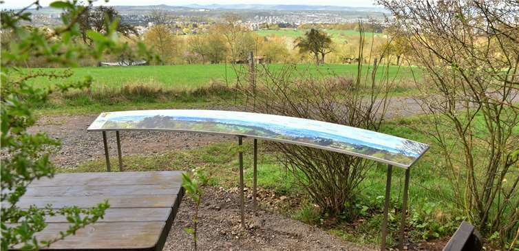 Die Panoramatafel zeigt alle markanten Punkte in nord-westlicher Richtung. privat