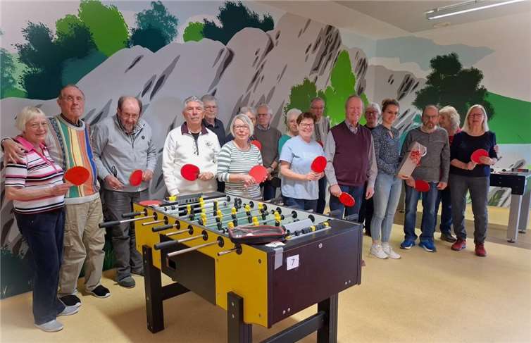 Die Parkinson-Tischtennisrunde trifft sich regelmäßig zum Spielen.  Foto: Hilde Müller