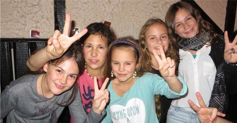 Die Partystimmung unter den jungen Chor-Mitgliedern war grandios. privat